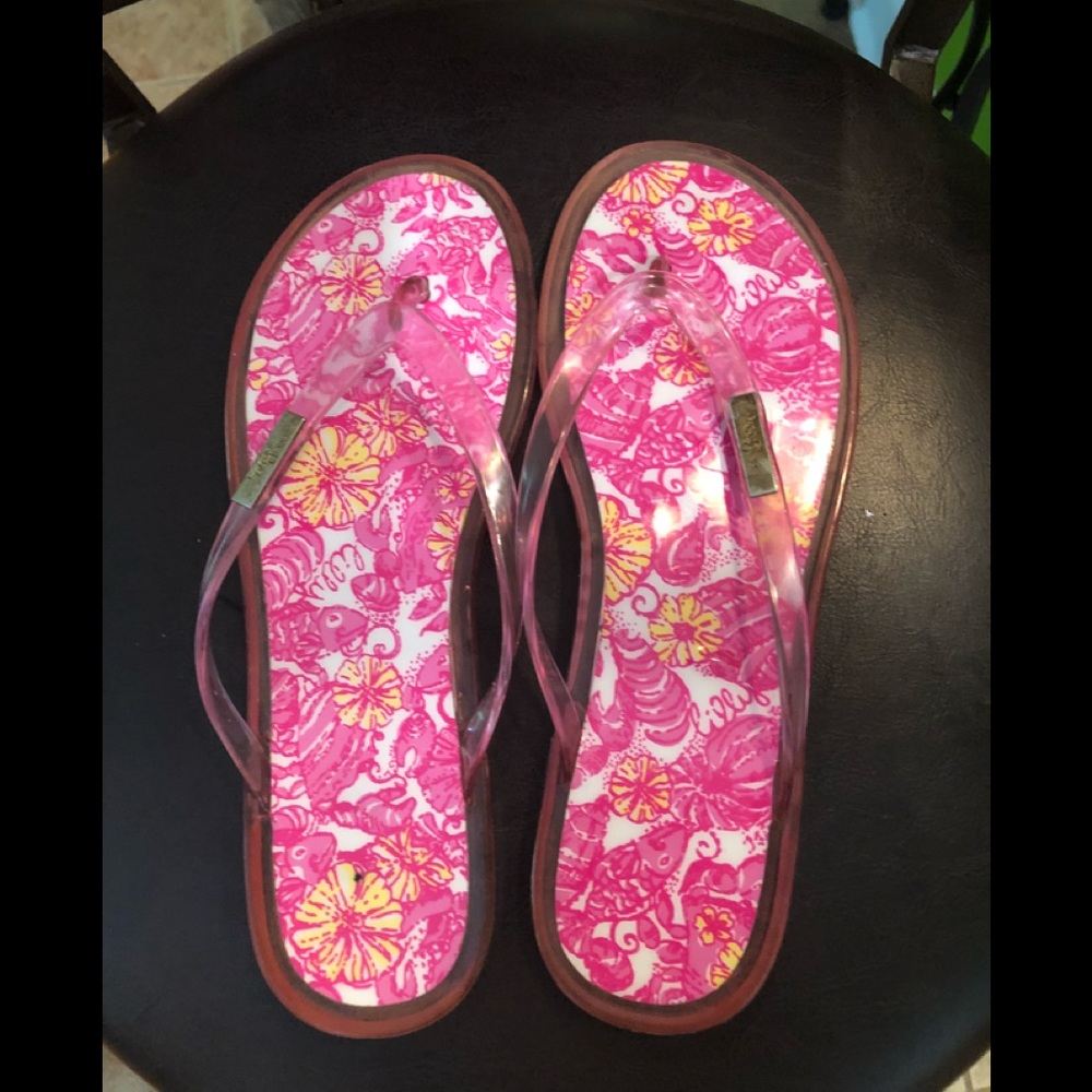 Jelly flip flops